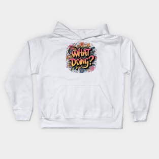 Jeffy What Doing? Kids Hoodie